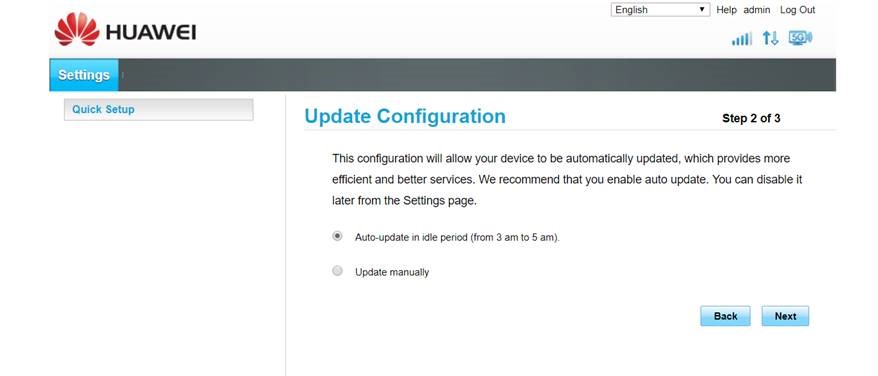 Update Configuration