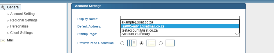 Account Properties