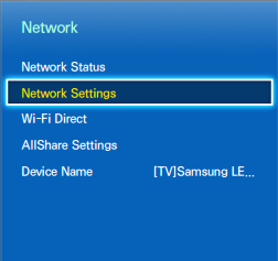 Network Settings