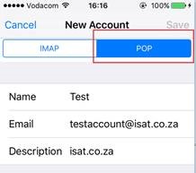 setup pop account
