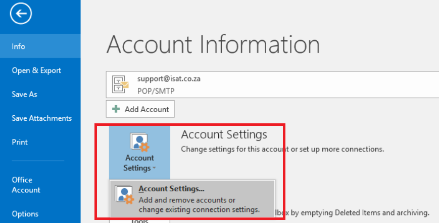 Account Settings