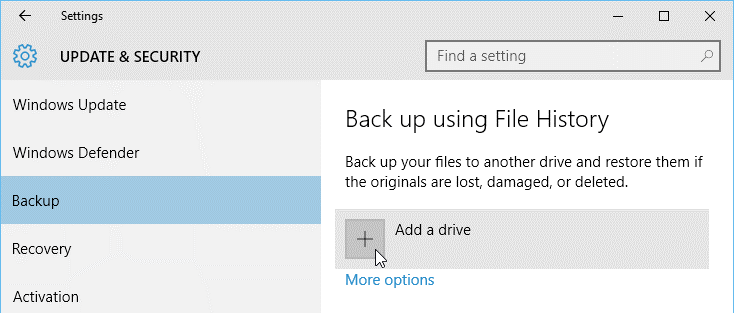 Windows Backup