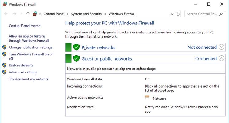 Windows Firewall