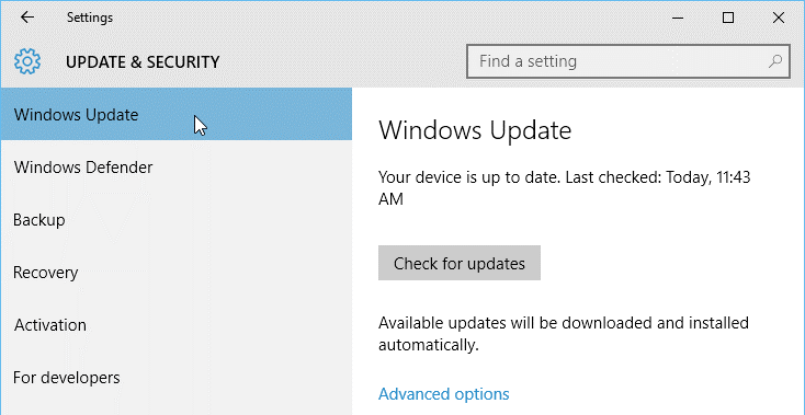 Windows Update