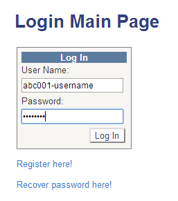 Login