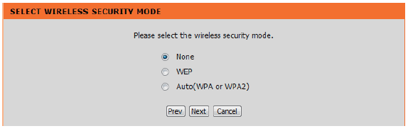 Wireless Security Mode