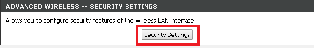 Security Settings